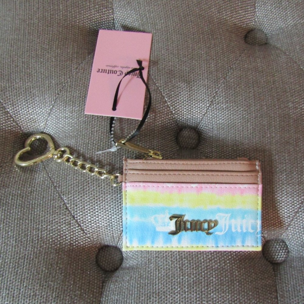 Tie Dye Zipped Up Card Case